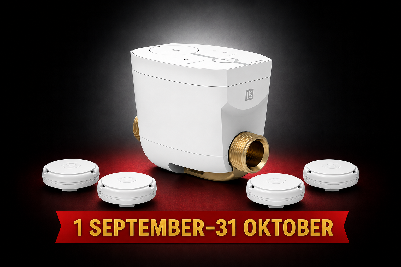 LK CubicSecure vattenfelsbrytare – installerat & klart