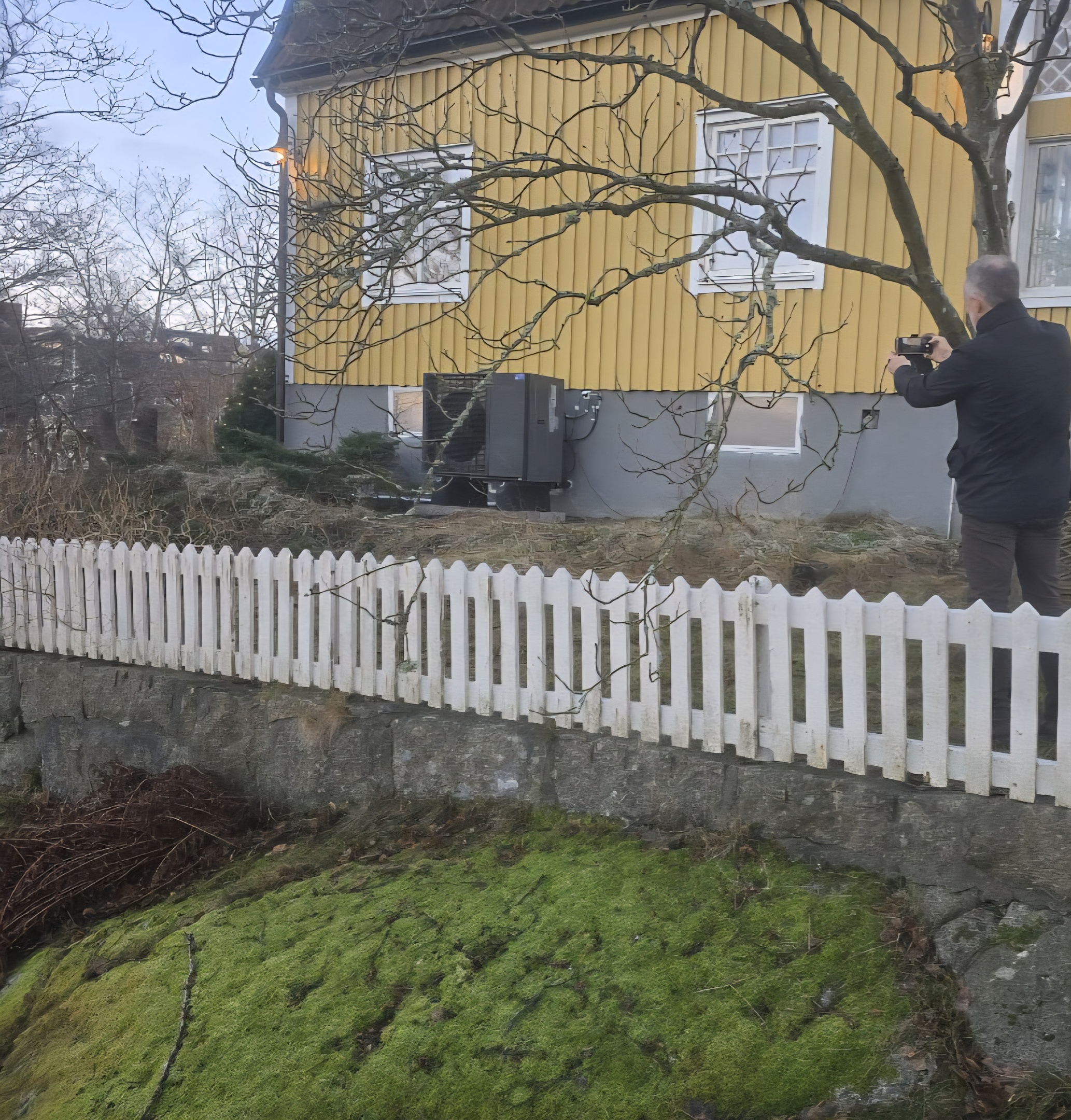 Installation av Samsung luft/vatten-värmepump R290, 16 kW i Västra Frölunda 