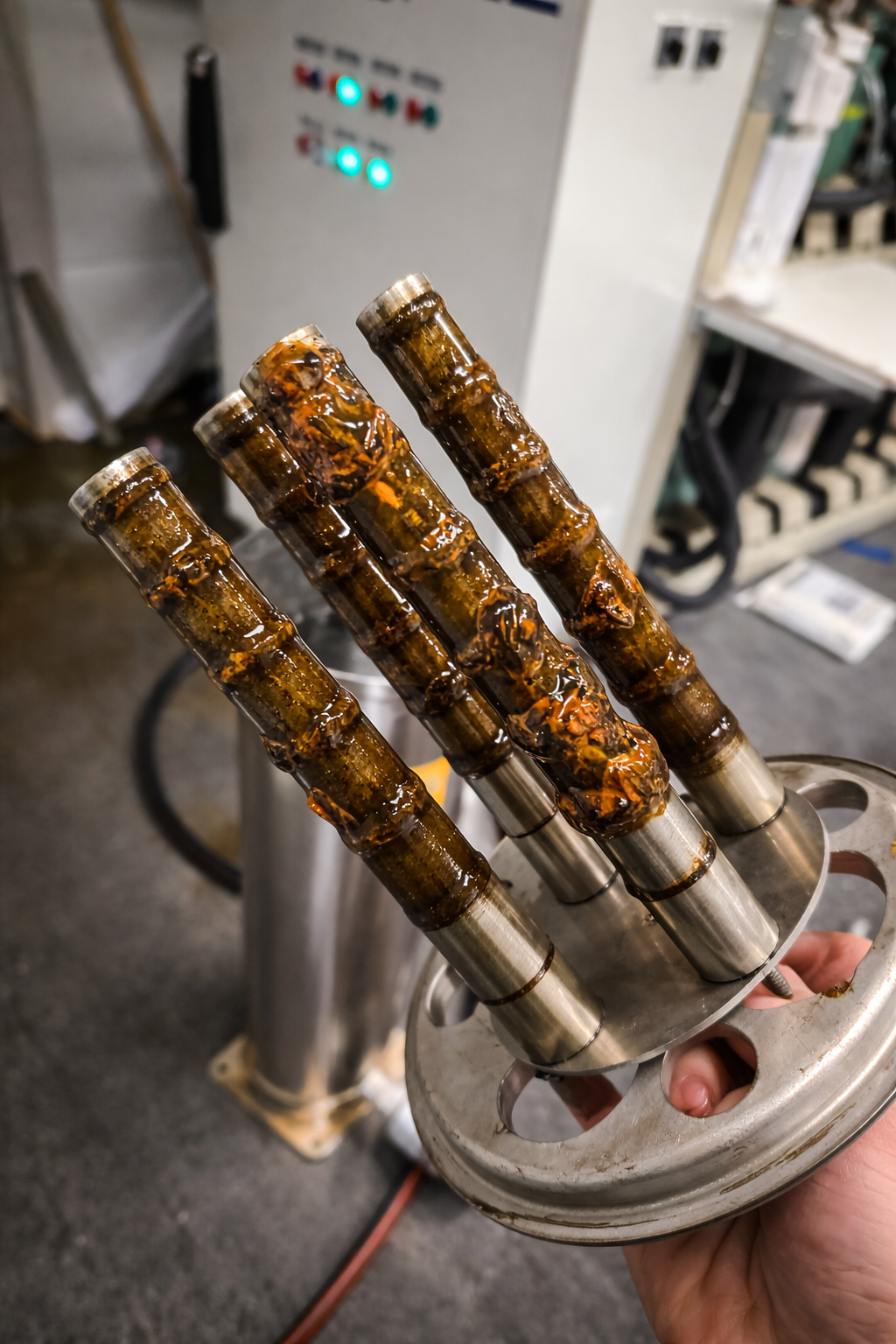 Magnetisk avskiljare för järnpartiklar