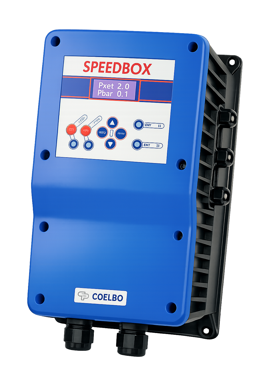 Smart pumpstyrning med display för brunnspump