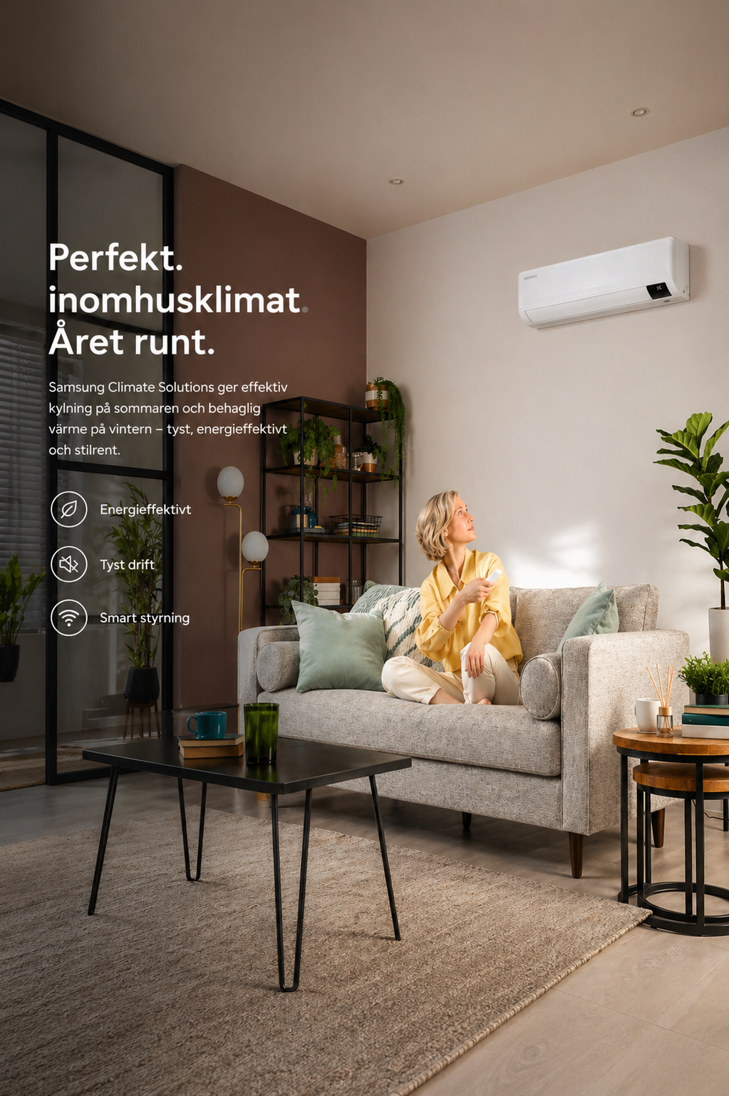 Perfekt inomhusklimat med Samsung kylsystem