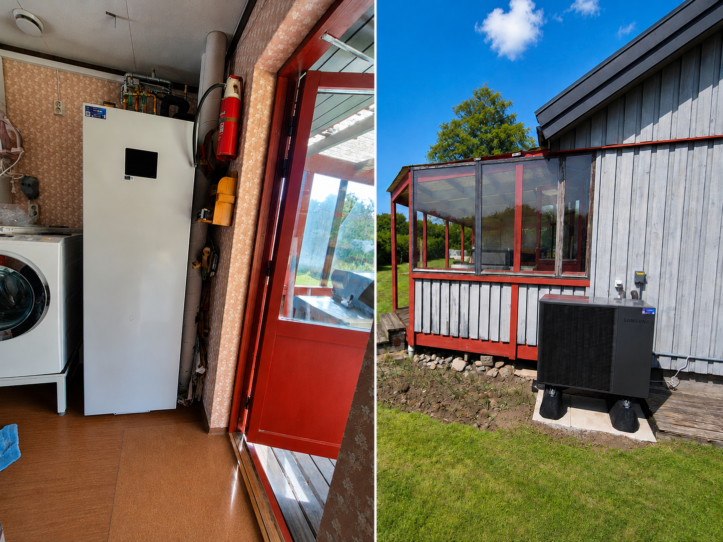 Nya radiatorer förberedda för installation i bostadsfastighet