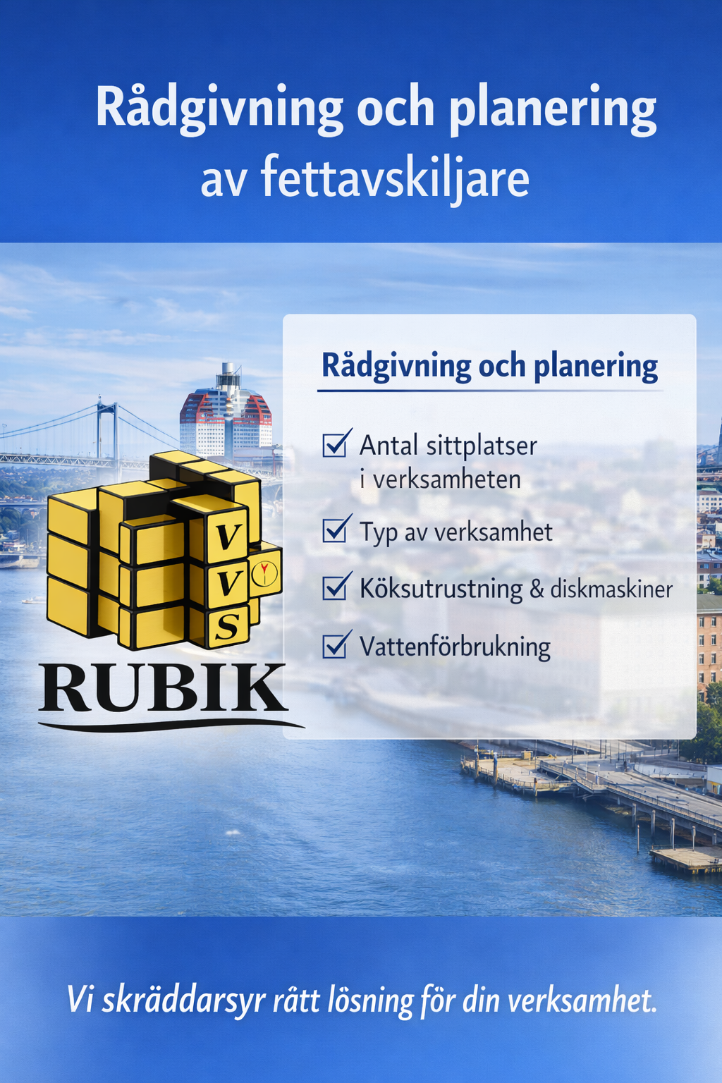 Installation och planering av fettavskiljare i Göteborg